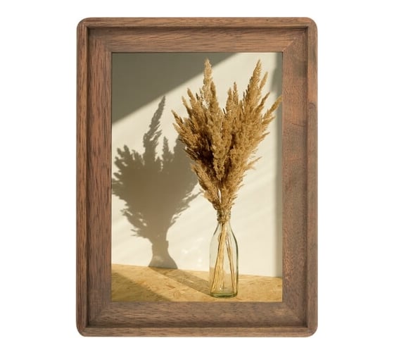 Рамка BRAUBERG Loft Ego из мангового дерева, фото 15x21 см, акриловый экран, 20x26 см 391281