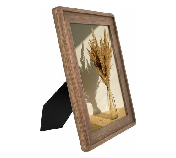 Рамка BRAUBERG Loft Ego из мангового дерева, фото 15x21 см, акриловый экран, 20x26 см 391281