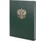 Книга учета BRAUBERG 96 л, клетка, твердая, бумвинил, офсет, герб, А4, 200x290 мм, зеленая 130277 2