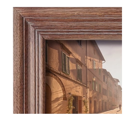 Рамка BRAUBERG Loft El Clasico из мангового дерева, фото 13x18 см, акриловый экран, 19x24 см 391286