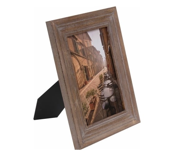 Рамка BRAUBERG Loft El Clasico из мангового дерева, фото 13x18 см, акриловый экран, 19x24 см 391286