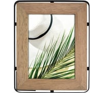 Рамка BRAUBERG Loft Ironwood из мангового дерева, фото 13x18 см, акриловый экран, 19x24 см 391287