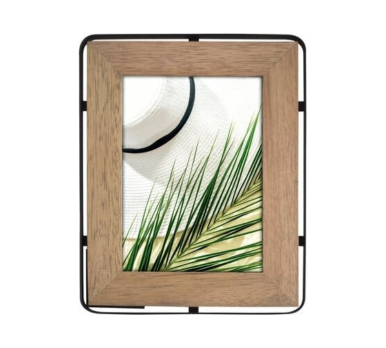 Рамка BRAUBERG Loft Ironwood из мангового дерева, фото 13x18 см, акриловый экран, 19x24 см 391287