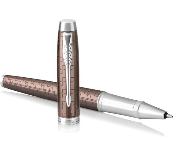 Ручка-роллер Parker IM Premium - Brown CT, F, BL 1931678