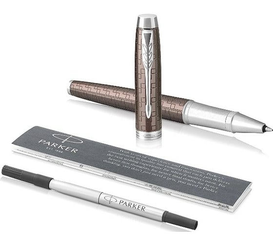 Ручка-роллер Parker IM Premium - Brown CT, F, BL 1931678