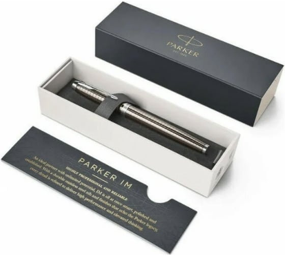 Ручка-роллер Parker IM Premium - Dark Espresso CT, F, BL 1931682