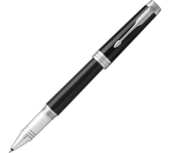 Ручка-роллер Parker Premier - Black CT, F 1931415