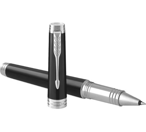 Ручка-роллер Parker Premier - Black CT, F 1931415