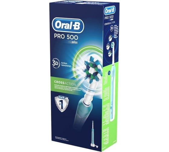Электрическая зубная щетка Oral-B 3D White PRO 500 D16.513.U 0053019167