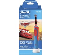 Электрическая зубная щетка Oral-B Kids Stages Power Тачки Starter Pack 0053019292