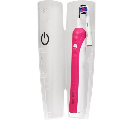 Электрическая зубная щетка Oral-B Professional Care 750/D16 CrossAction Pink + футляр 0053019144