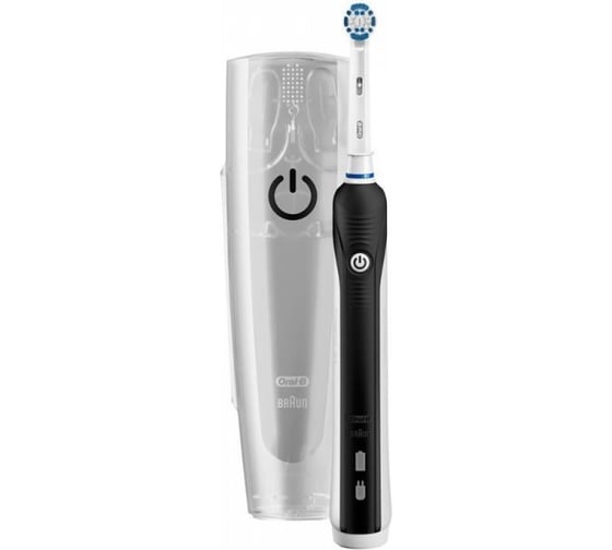 Электрическая зубная щетка Oral-B Trizone 700/D16 Black + дорожный контейнер 0053019104
