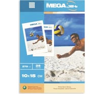 Фотобумага для цветной струйной печати ProMega Jet 10x15, 270 г, сатин пачка 25 листов 75349