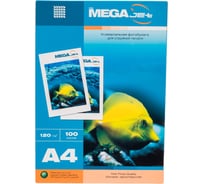 Фотобумага для цветной струйной печати ProMega Jet А4, 120 г, матовая пачка 100 листов 47002
