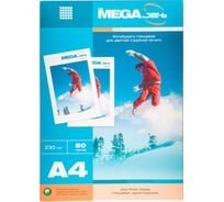 Фотобумага для цветной струйной печати ProMega Jet А4, 230 г, глянцевая упаковка 50 листов 1457500 1568569