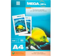 Фотобумага для цветной струйной печати ProMega Jet А4, 100 г, матовая упаковка 50 листов 1457492 1568561