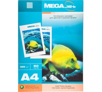 Фотобумага для цветной струйной печати ProMega Jet А4, 120 г, матовая упаковка 50 листов 1457495 1568564