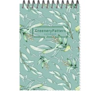 Блокнот Attache Selection Цветы А6 60 листов разноцветный в клетку на спирали 103x146 мм 1596459