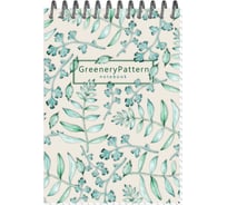 Блокнот Attache Selection Цветы А6 60 листов разноцветный в клетку на спирали 103x146 мм 1596460