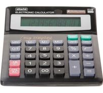 Настольный калькулятор Attache ATC-444-12F 12-разрядный черный 192x148x33 мм 1277747