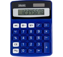 Настольный калькулятор Attache ATC-555-8C 8-разрядный синий 114x84x26 мм 1277752