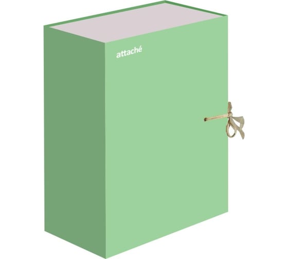 Архивная папка Attache Bright Сolours на 2-х завязках А4 120 мм 220x305 мм картон/ламинированная бумага до 1200 листов 1612070 1