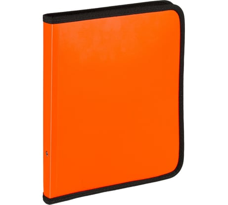 Папка-конверт Attache Neon на молнии A5 оранжевая 700 мкм 1547510
