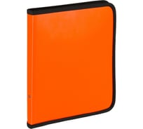 Папка-конверт Attache Neon на молнии A4 оранжевая 700 мкм 1547507