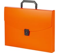 Пластиковая папка-портфель Attache Neon А4 оранжевая 335x230 мм, 1 отделение 1547491