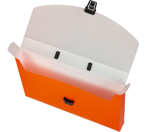 Пластиковая папка-портфель Attache Neon А4 оранжевая 335x230 мм, 1 отделение 1547491