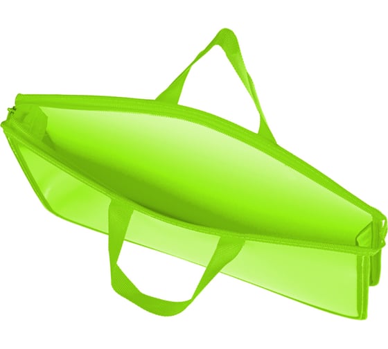 Пластиковая папка-портфель Attache Neon А4+ салатовая 340x40x245 мм, 1 отделение 1547501