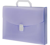 Пластиковая папка-портфель Attache Акварель А4 сиреневый 332x250 мм, 1 отделение 1547495
