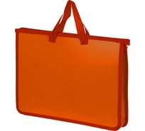 Пластиковая папка-портфель Attache Neon А4+ оранжевая 340x40x245 мм, 1 отделение 1547502