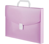 Пластиковая папка-портфель Attache Акварель А4 розовый 332x250 мм, 1 отделение 1547499