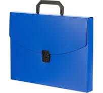 Пластиковая папка-портфель Attache A4 синяя 330x35x250 мм, 1 отделение 1547346