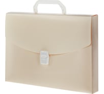 Пластиковая папка-портфель Attache Акварель А4 желтый 332x250 мм, 1 отделение 1547498