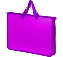 Пластиковая папка-портфель Attache Neon А4+ розовая 340x40x245 мм, 1 отделение 1547503