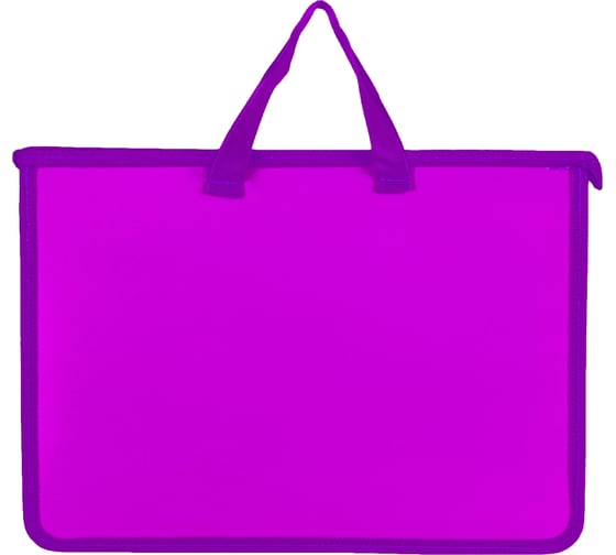Пластиковая папка-портфель Attache Neon А4+ розовая 340x40x245 мм, 1 отделение 1547503