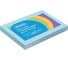 Стикеры Attache Bright colours 76x51 мм пастельные голубые 1 блок, 100 листов 1495397 1