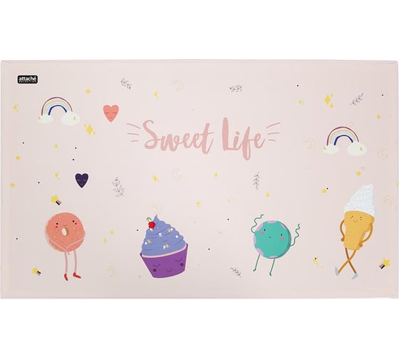 Коврик на стол Attache Selection Sweet Life 350x590 мм разноцветный 1277771