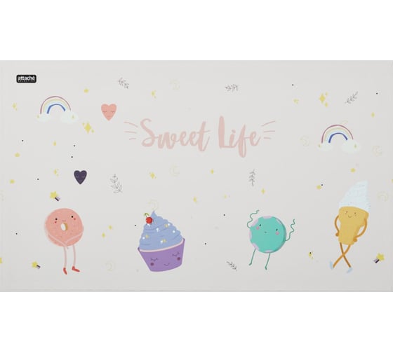 Коврик на стол Attache Selection Sweet Life 350x590 мм разноцветный 1277771