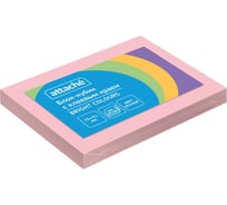 Стикеры Attache Bright colours 76x51 мм пастельные розовые 1 блок, 100 листов 1495399