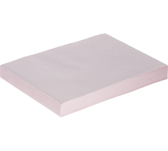 Стикеры Attache Bright colours 76x51 мм пастельные розовые 1 блок, 100 листов 1495399