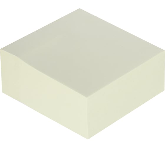 Стикеры Attache Simple 76x76 мм пастельные желтые 1 блок, 400 листов 1635535