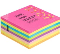 Стикеры Attache 76x76 мм Simple куб неоновые 8 цветов 1 блок, 400 листов 1602690