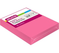 Стикеры Attache 76x51 мм неоновые розовые 1 блок, 100 листов 1556515