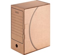 Архивный короб Attache микрогофрокартон с вырубкой 240x150x320 мм бурый до 1500 листов 5 шт 1589489