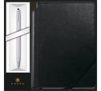 Подарочный набор Cross Classic Century - Chrome, шариковая ручка + записная книжка 3502/1M