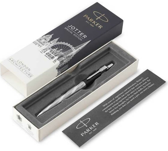 Шариковая ручка Parker Jotter K175 SE London Architecture - Postmodern Black, M 2025829