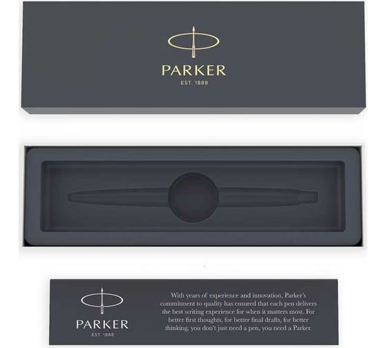 Шариковая ручка Parker Jotter Premium - Stainless Steel Diagonal CT, M 1953197